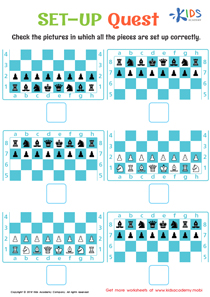 Set-up Quest Worksheet: Free Printable PDF for Children